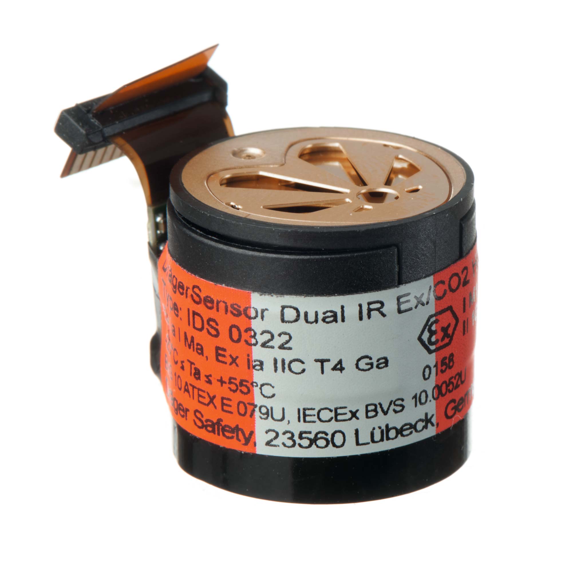 D-0963-2020__Sensor_Dual_EX-CO2ES DraegerSensor_Dual_IR_Ex/CO2_HC_seitlich