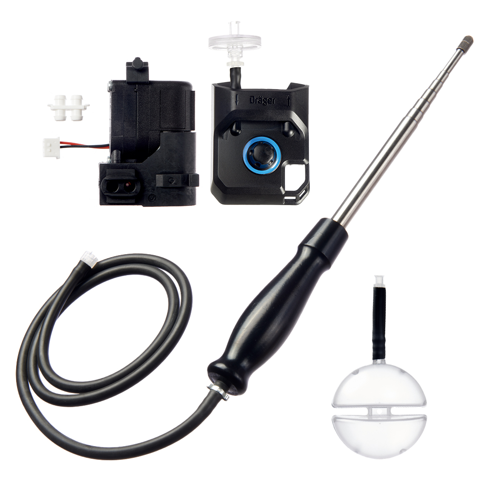 Dräger X-am 8000 Pump and Pump Adapter, Telescopic Probe, Trigger Valve, Viton Hose 3m, Calibration Adapter