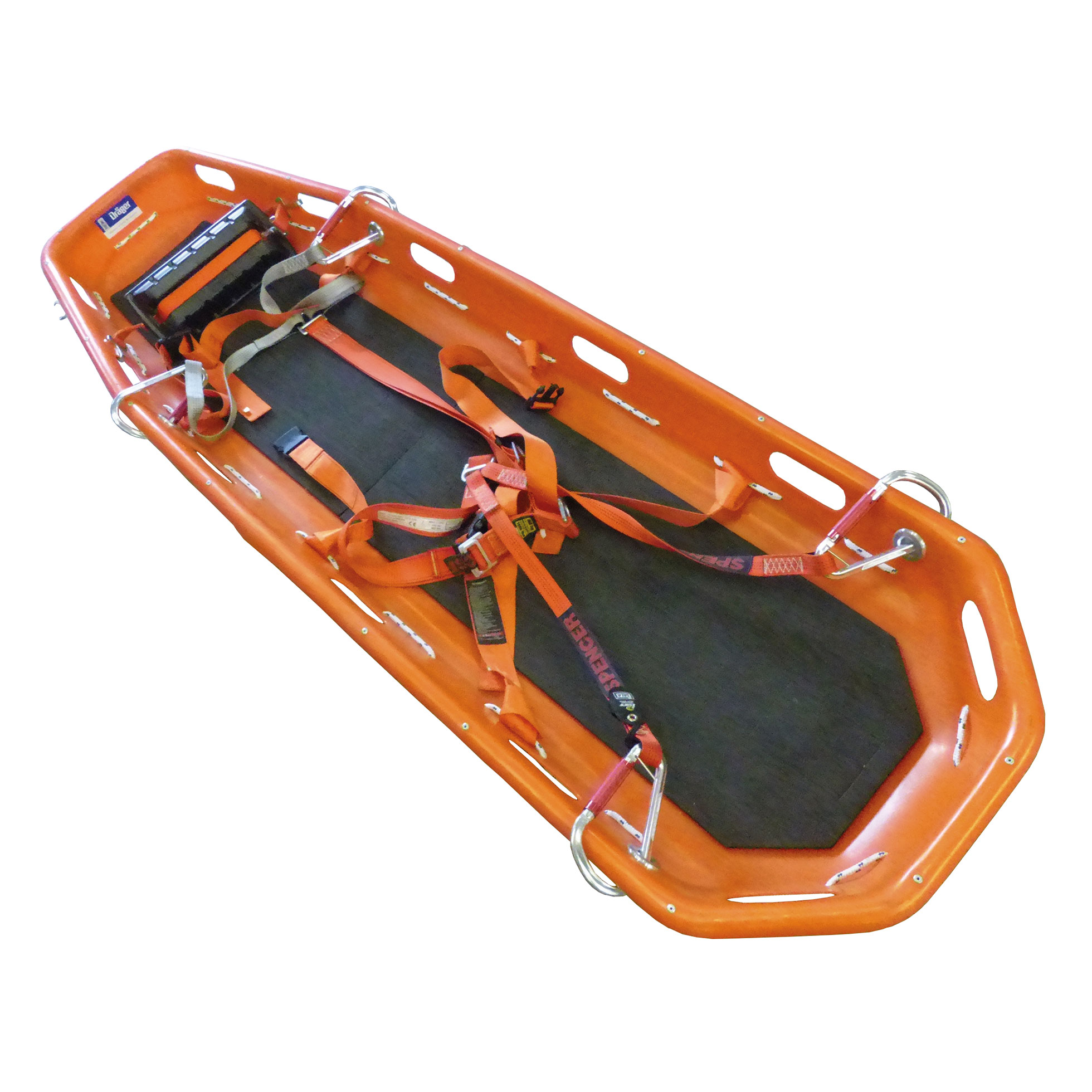 Absturzsicherung_SKED_Rettungstrage_orange Absturzsicherung_Rettungstrage_orange_mit:Abseilspinne