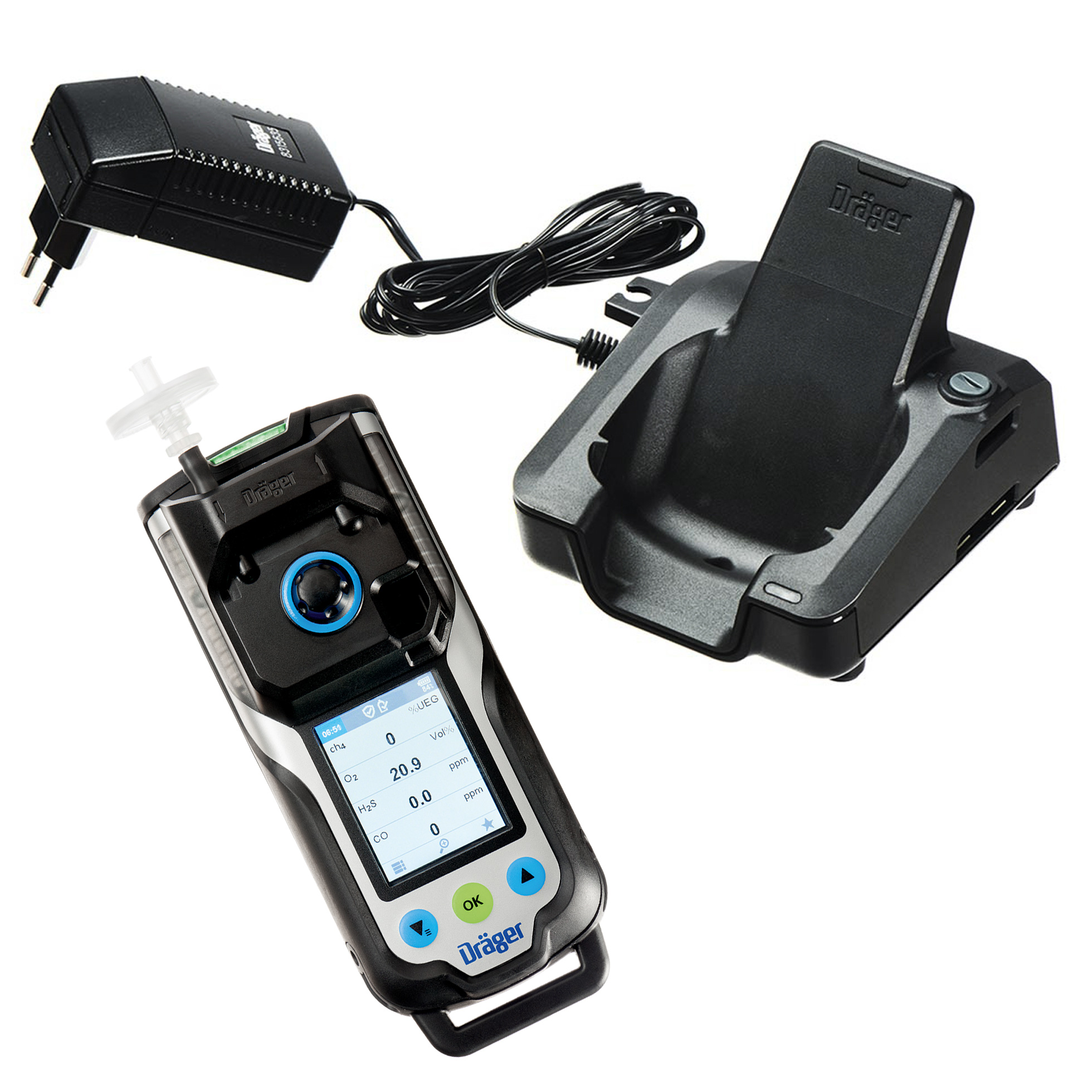 Multi-gas Detector X-am 8000 with Pump and Charging Technology