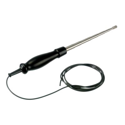 Dräger Teleskopsonde mit schwarzem Griff und ausziehbarem Metallrohr, verbunden mit einem Kabel