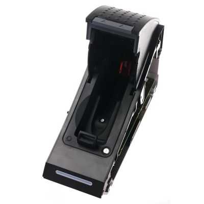 Ein graues Kunststoffgerätemodul mit offenem Fach zur Aufnahme eines Gerätes, das zur Dräger X-Dock Serie und dem Modul X-AM passt